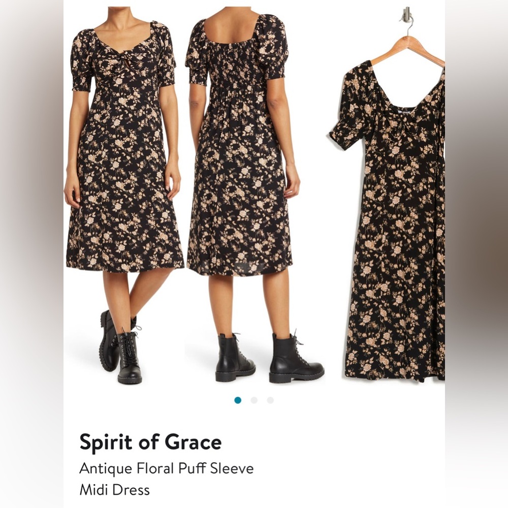 State of Grace - Floral Midi Dress in Medium